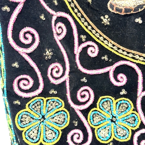 Vintage Embroidered Elephant Vest M - Picture 7 of 14